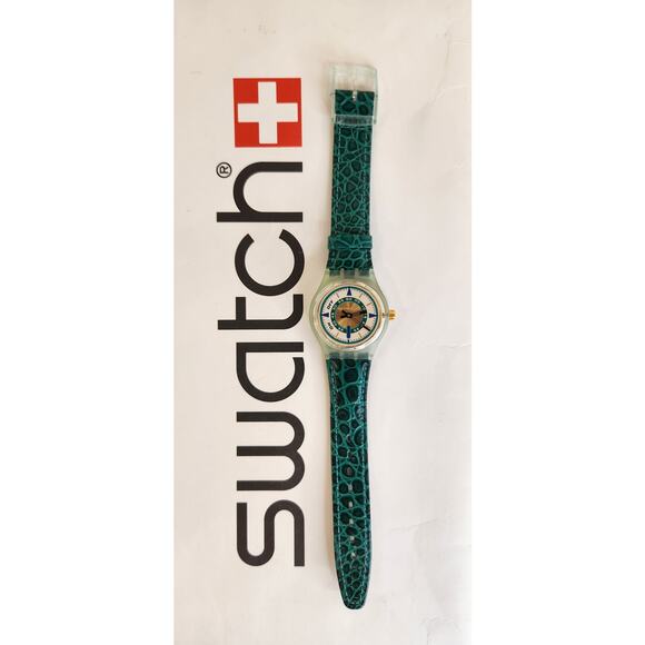 Swatch Watch RING A BELL SLG102 1995 Musicall Melody By Phillip Glass - Picture 3 of 8